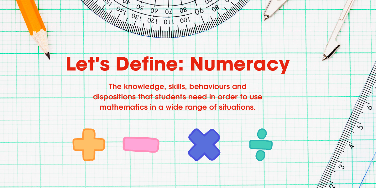 Let's define numeracy